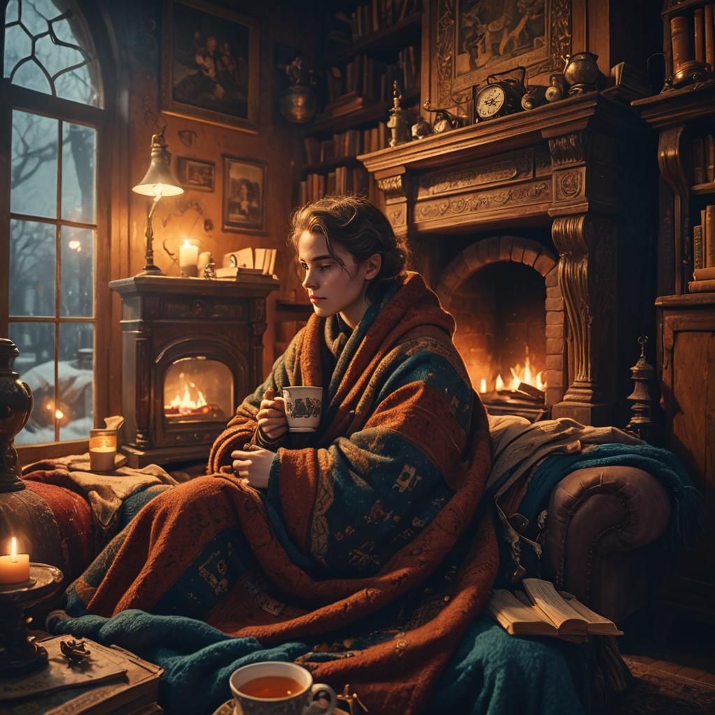 Cozy Evening In  by @Celes