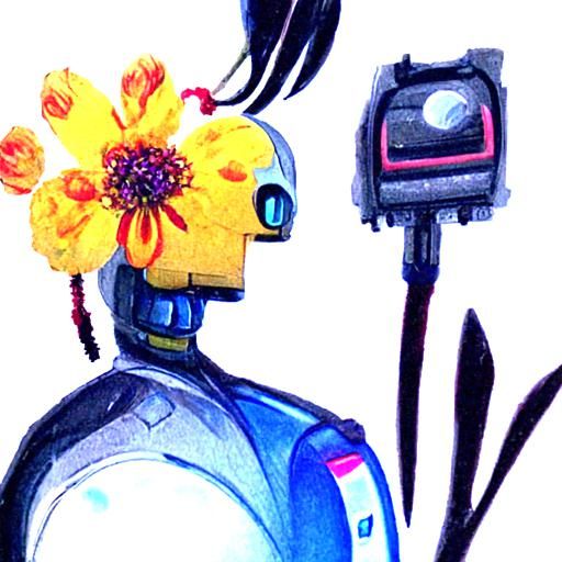 Robot Flowerface