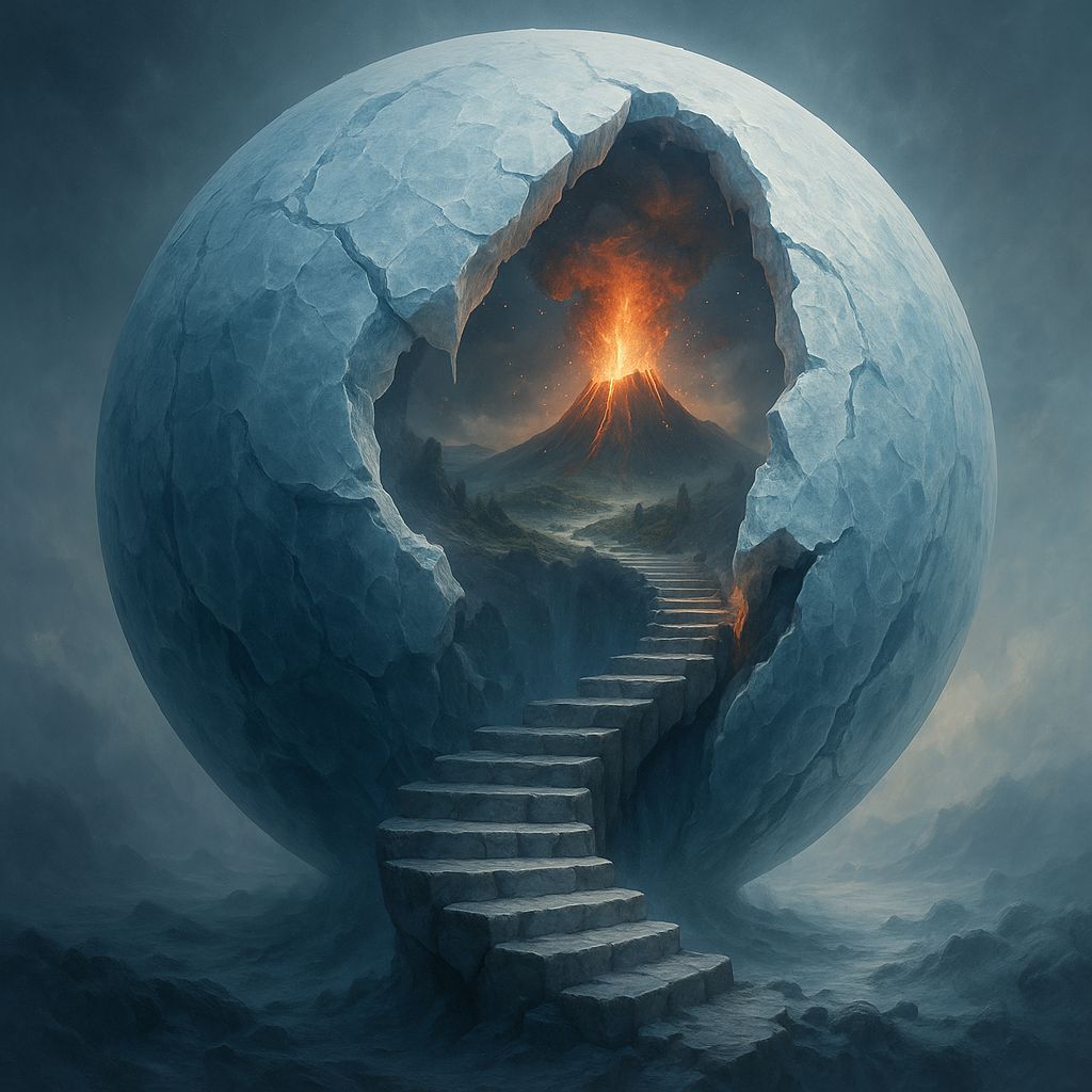 Ice Sphere Volcano 1