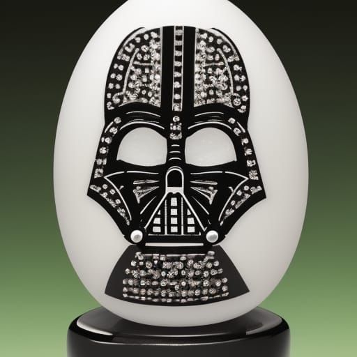 Jewels Darth Vader Egg - AI Generated Artwork - NightCafe Creator