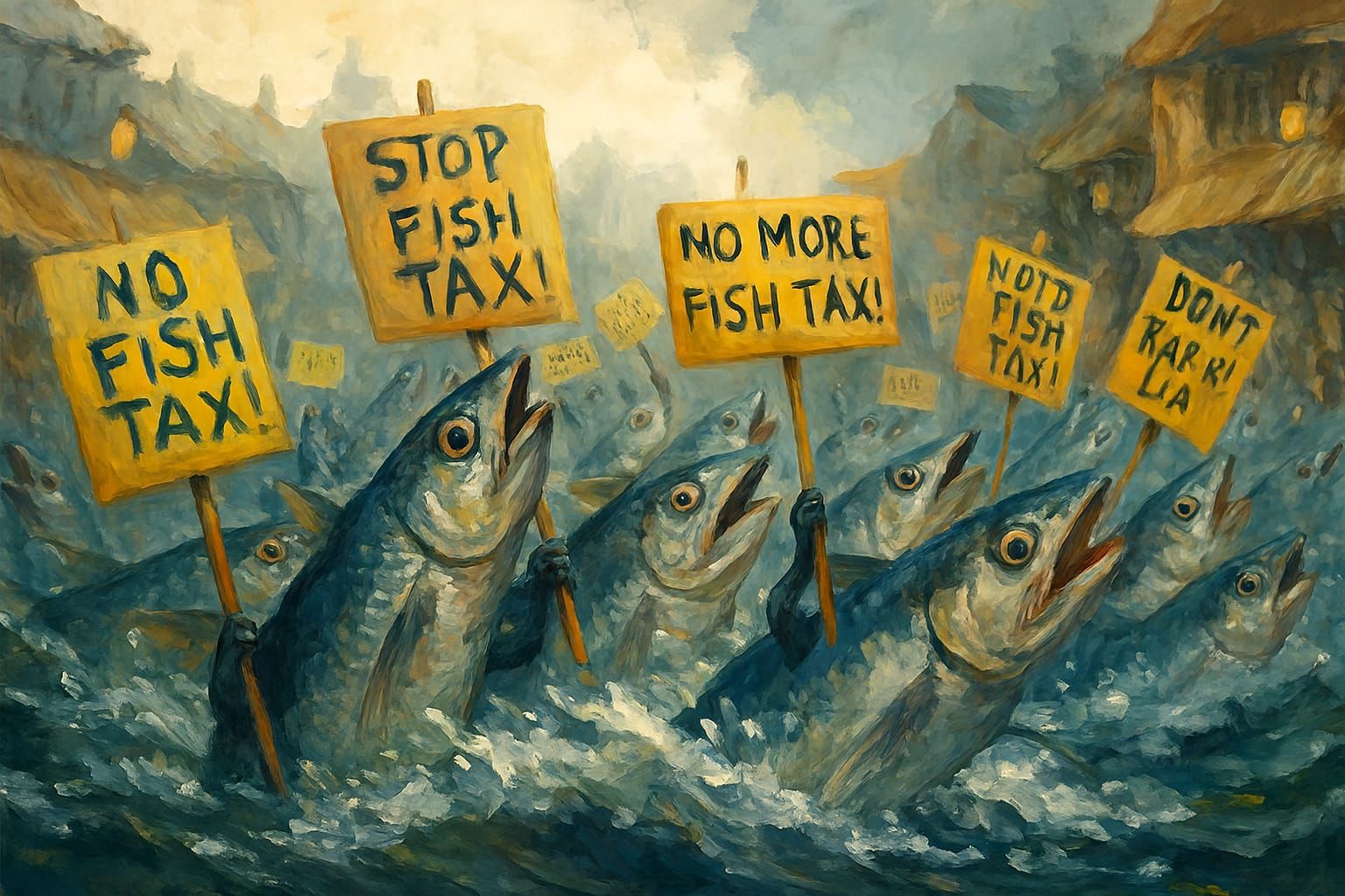 The Sardines Rise. The Cats Blink. The Market Holds Its Brea...