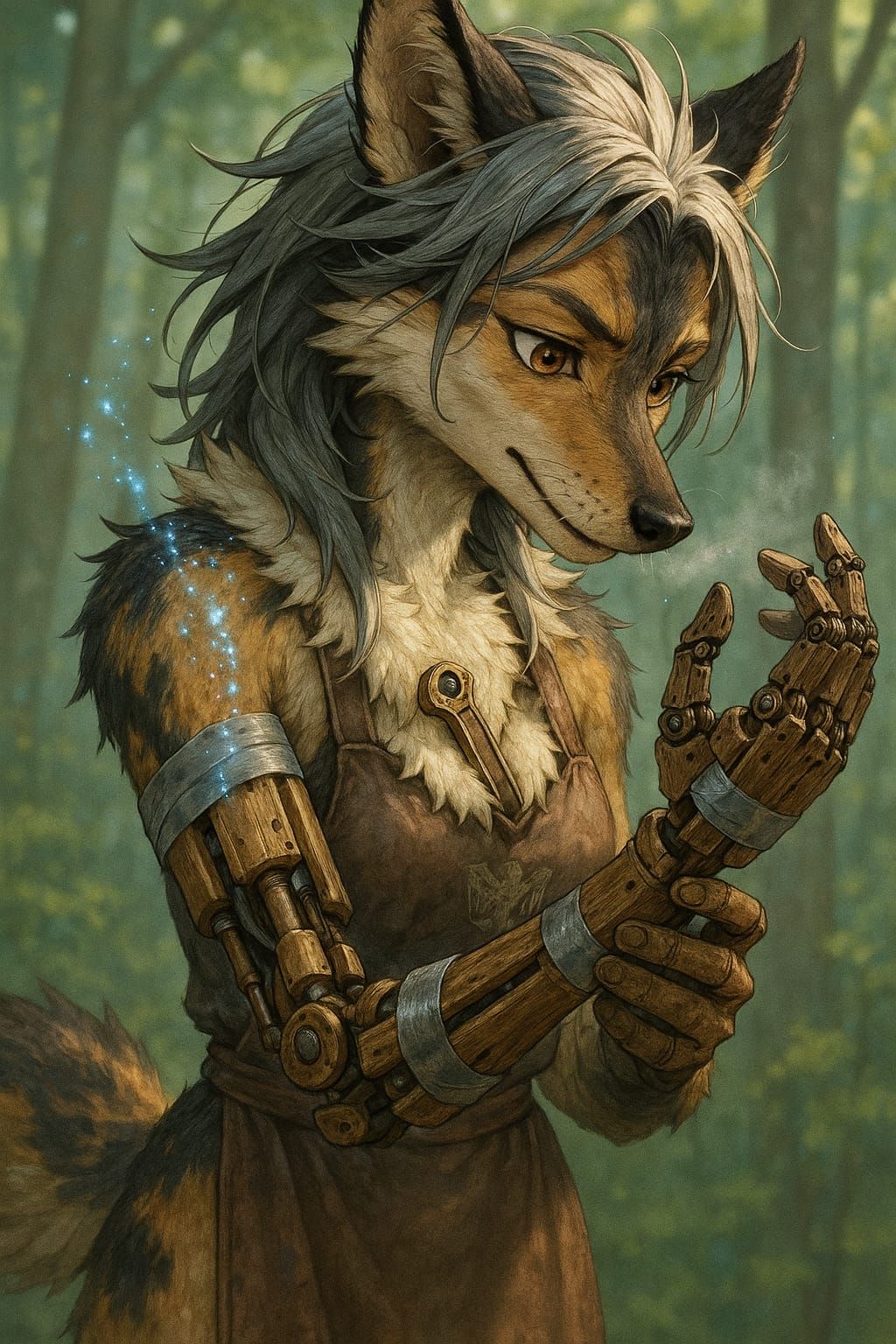 Fantasy Hazel in the Forest