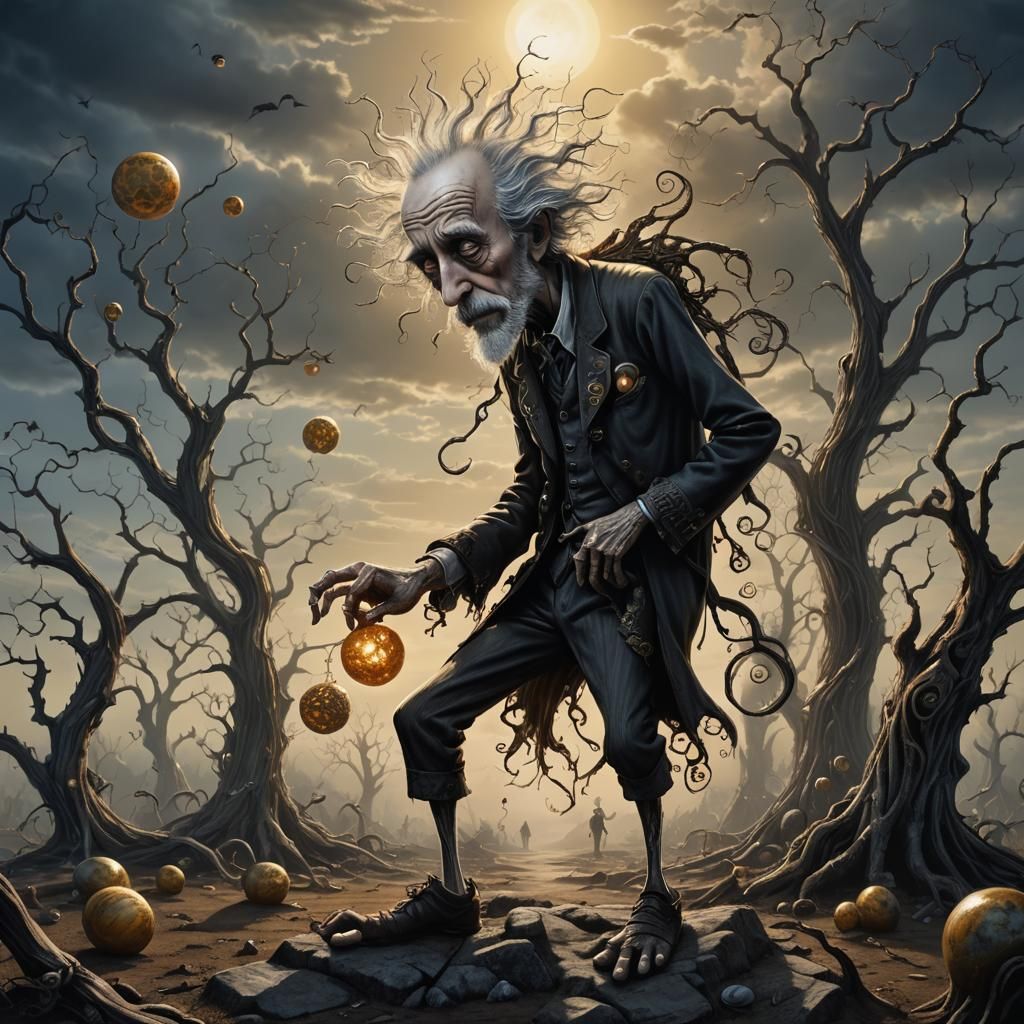 Surrealism Whimsical Ala Tim Burton Series - 6