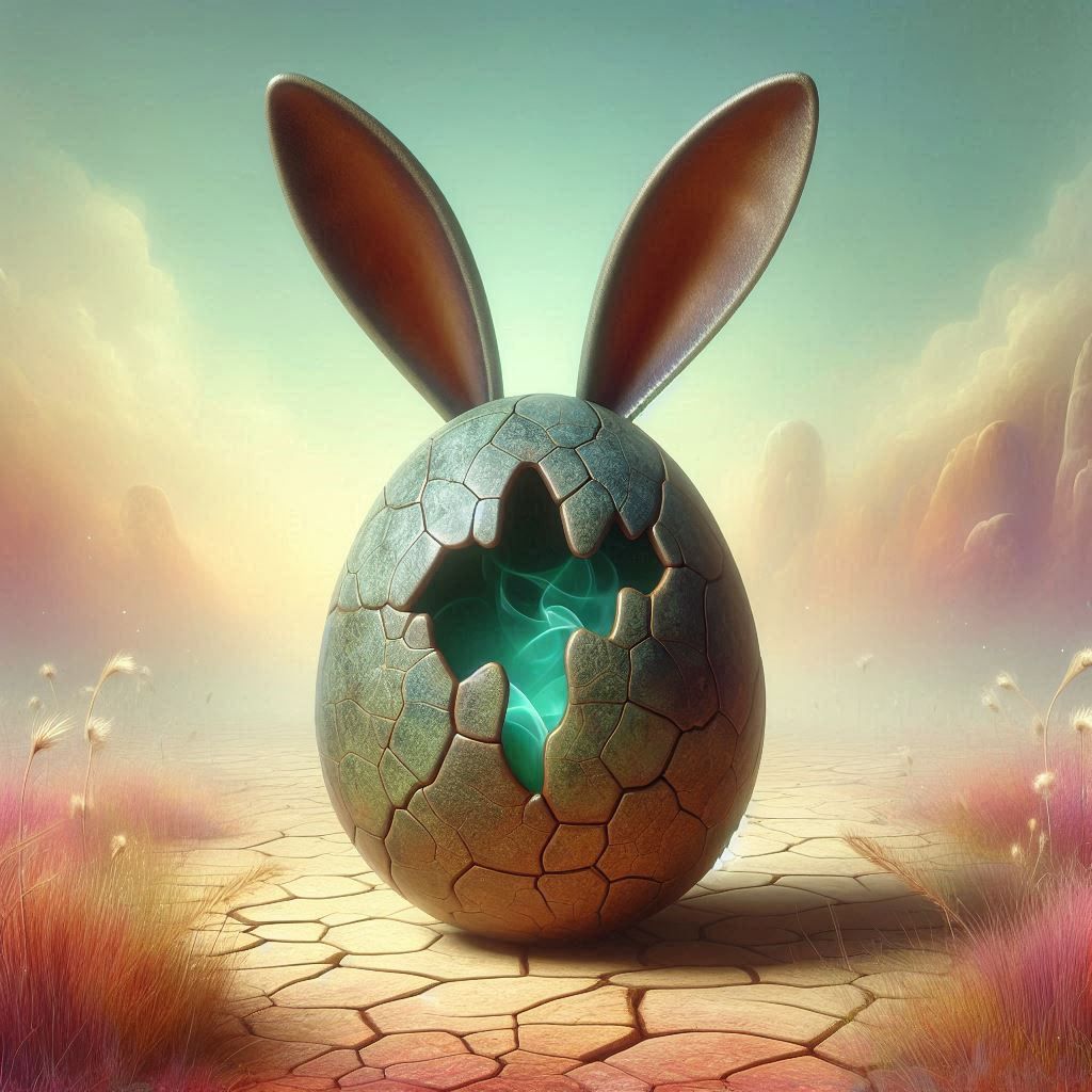 spring easter bunny ovomorph egg
