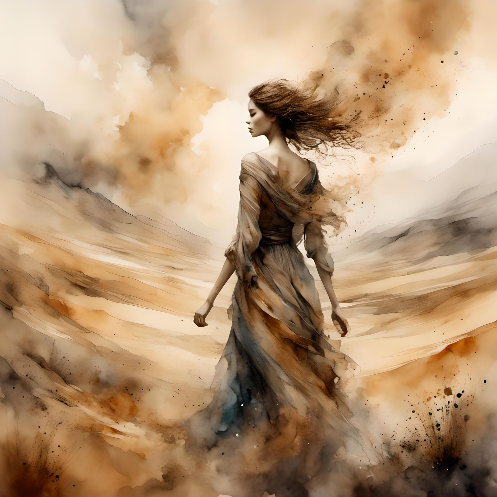 Dust in the wind  by @Jade