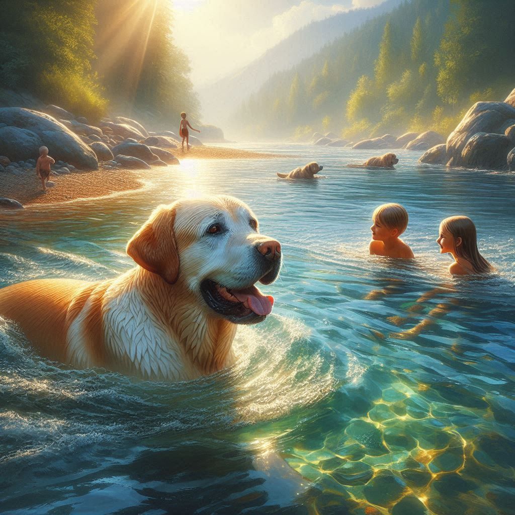 Down at the swimming hole