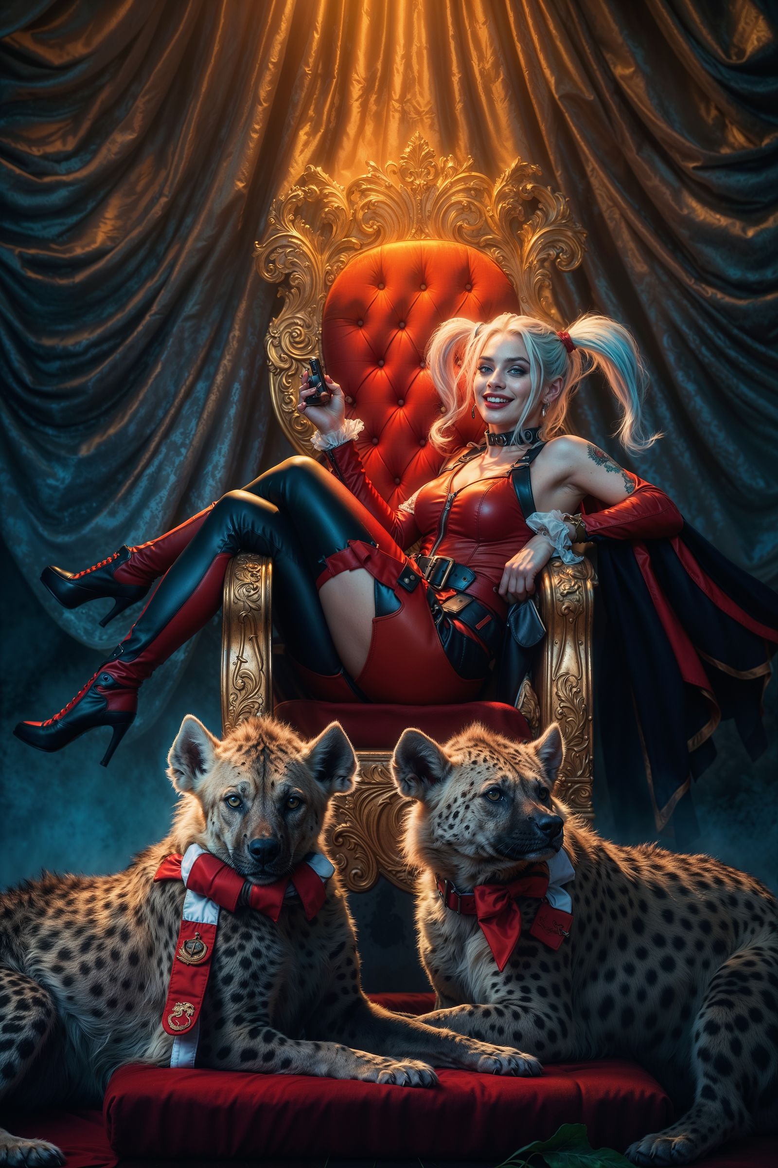 Harley Quinn & Loyal Hyenas