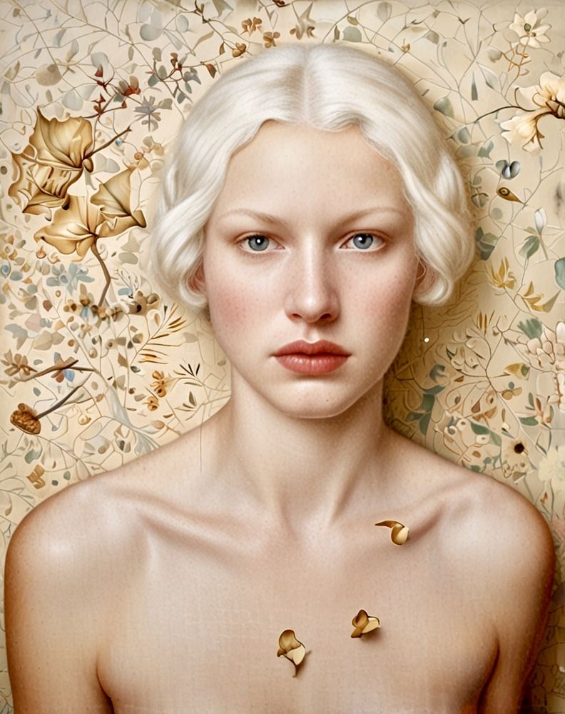 Portrait in the style of Valls