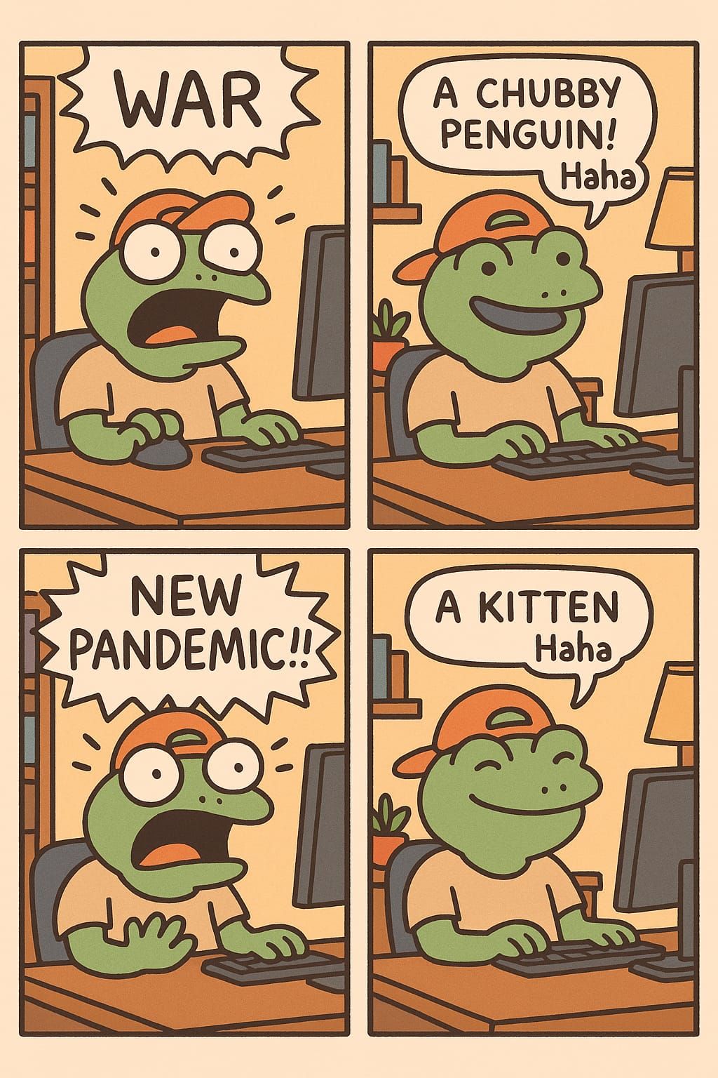 Frog's Rollercoaster of Emotions