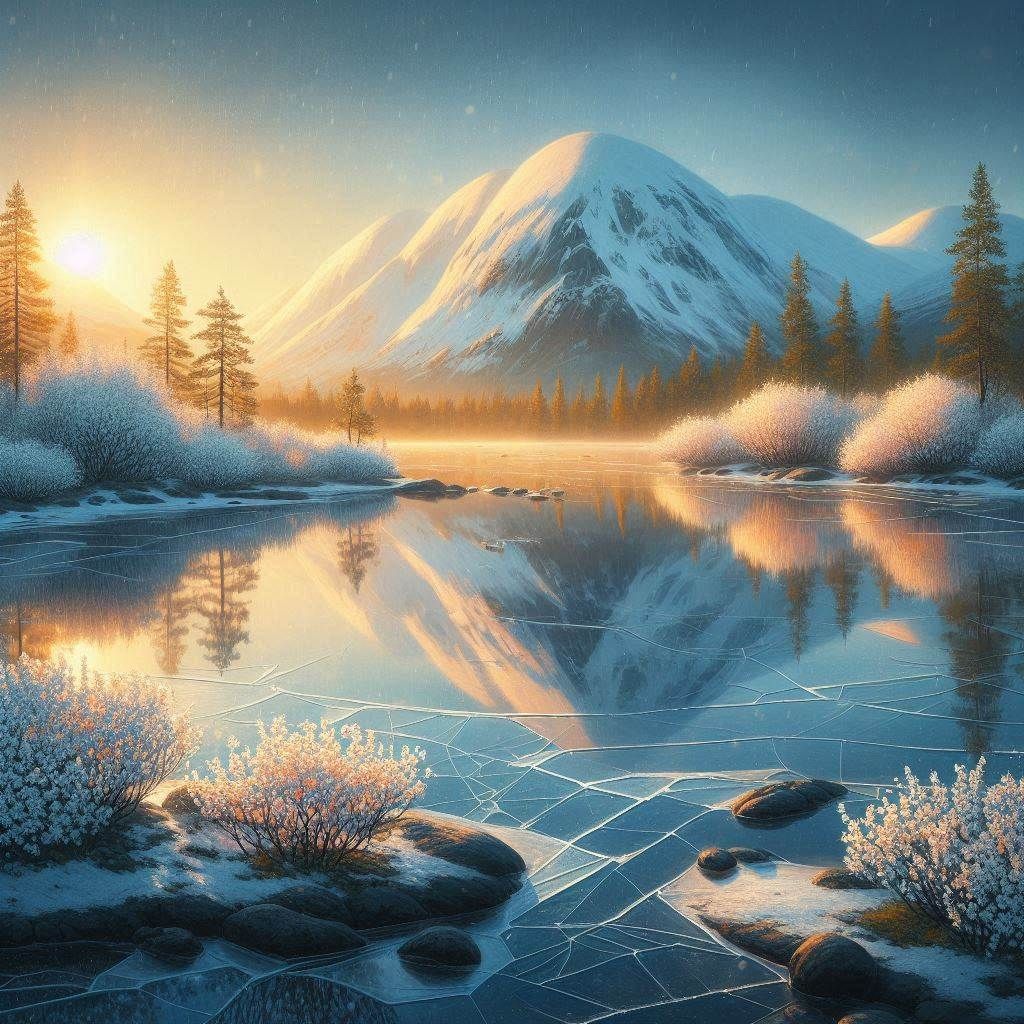 Paysage Hiver  by @RoseVincent