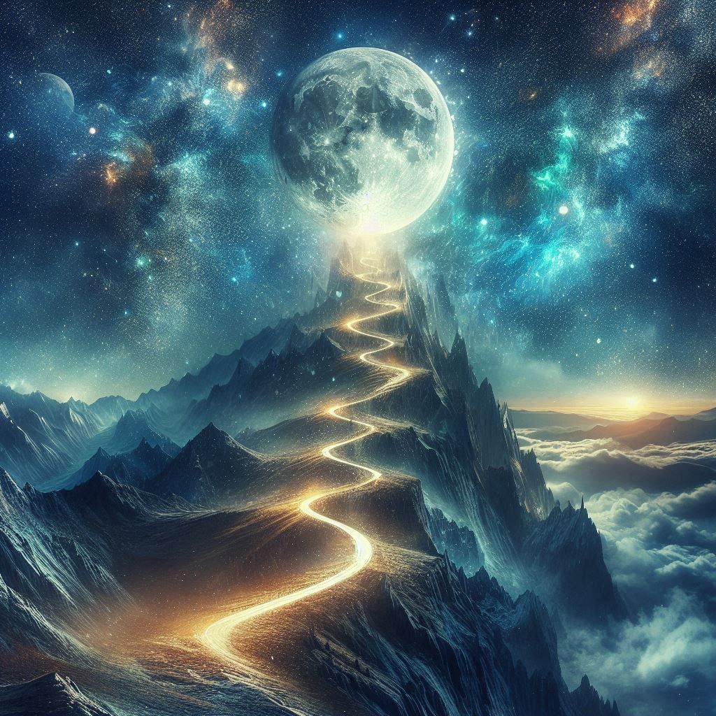 Pathway to the moon