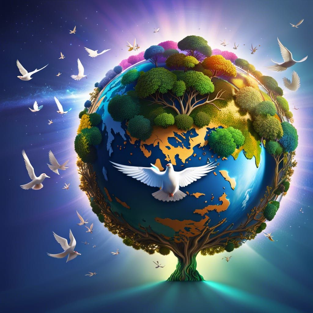 A World of Peace  by @S Ibrahim