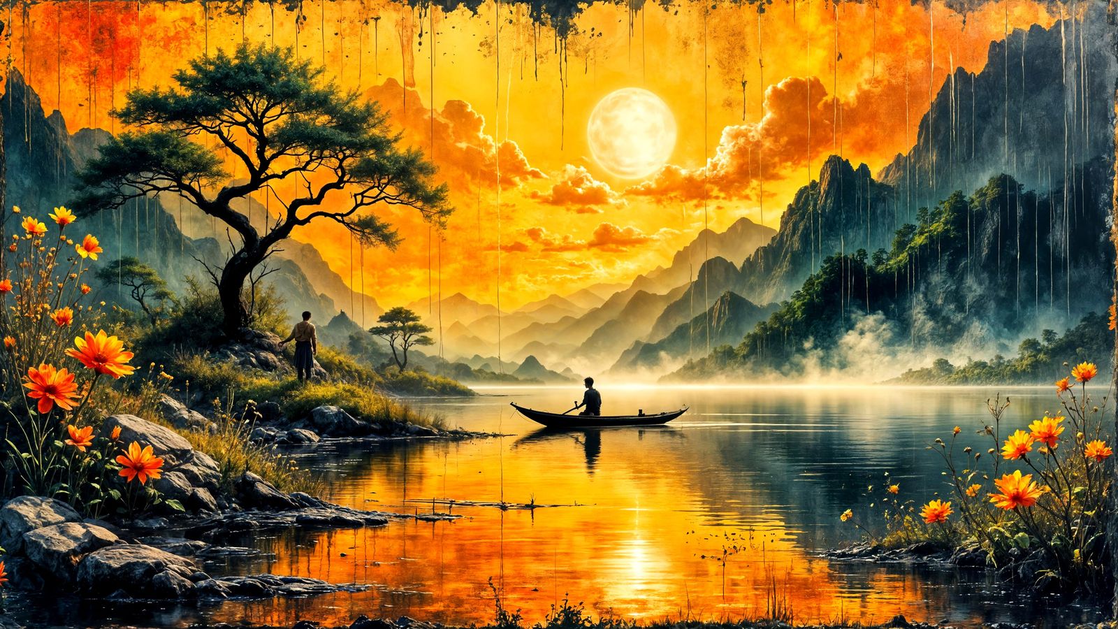 On Golden Pond  by @George Stanley