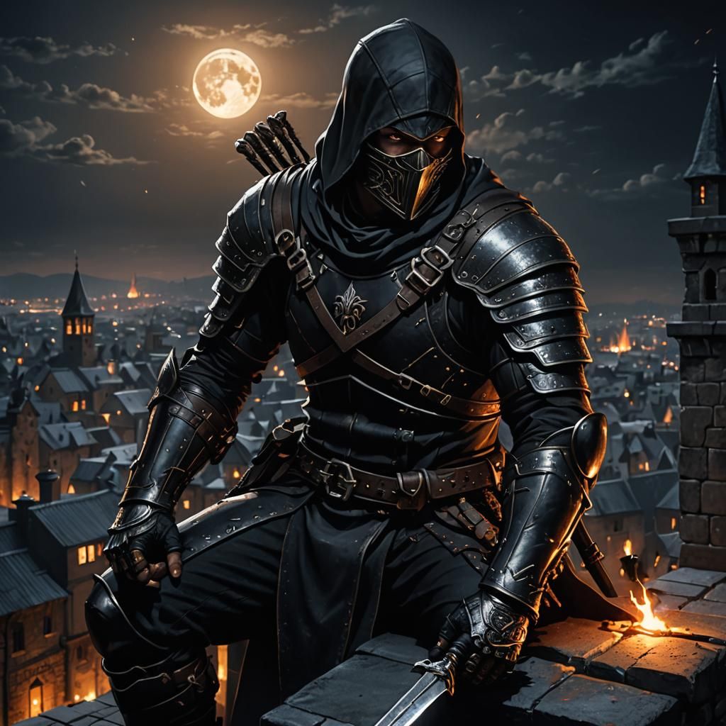 RPG character assassin   by @RoadClown