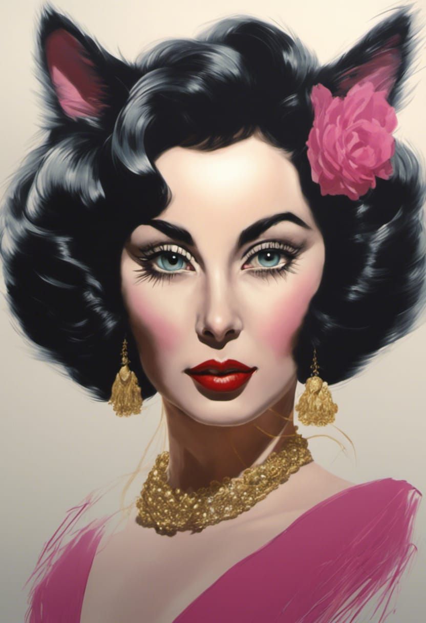 Black-haired Cat Lady #3