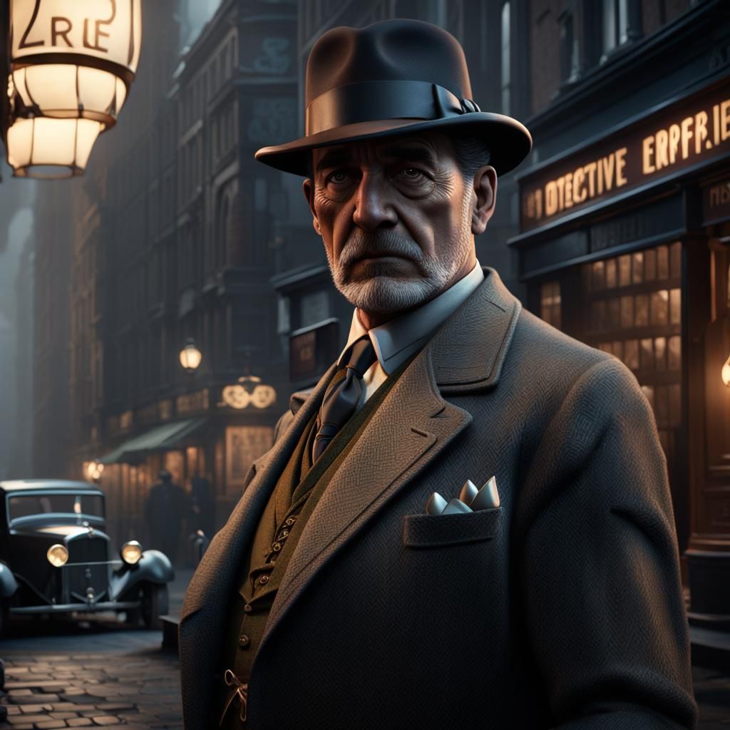 1930's Detective - AI Generated Artwork - NightCafe Creator