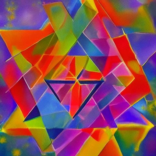 Abstract Star - AI Generated Artwork - NightCafe Creator