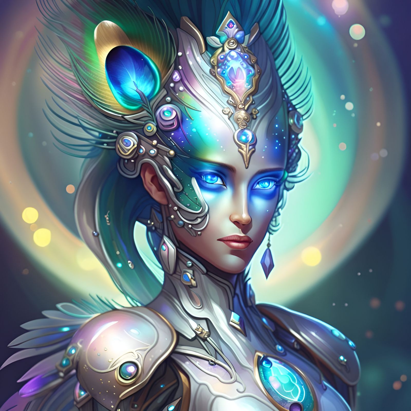 Queen of colours - AI Generated Artwork - NightCafe Creator