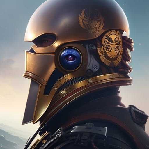 Space Pirates Helmet AI Generated Artwork NightCafe Creator