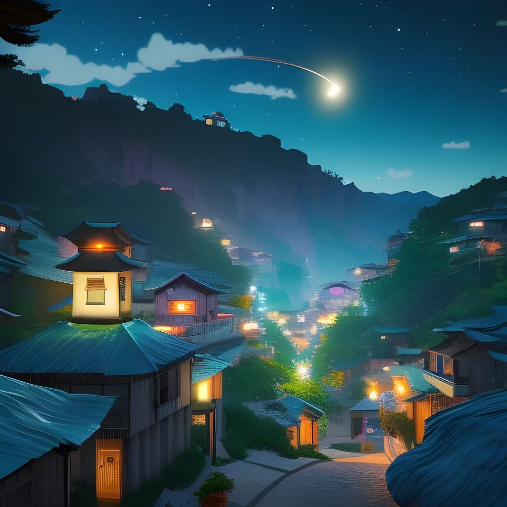 Shooting Star  by @Pisces Rising