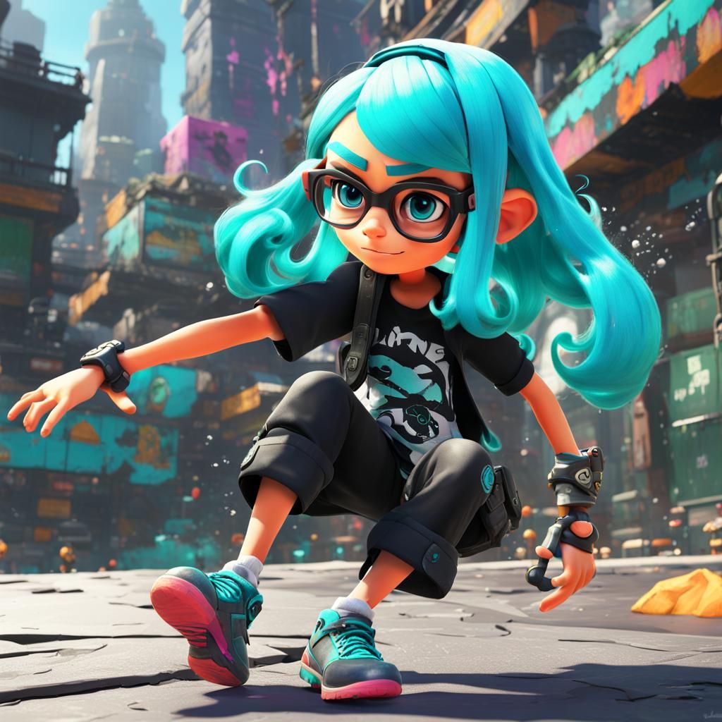 Splatoon Inkling - AI Generated Artwork - NightCafe Creator