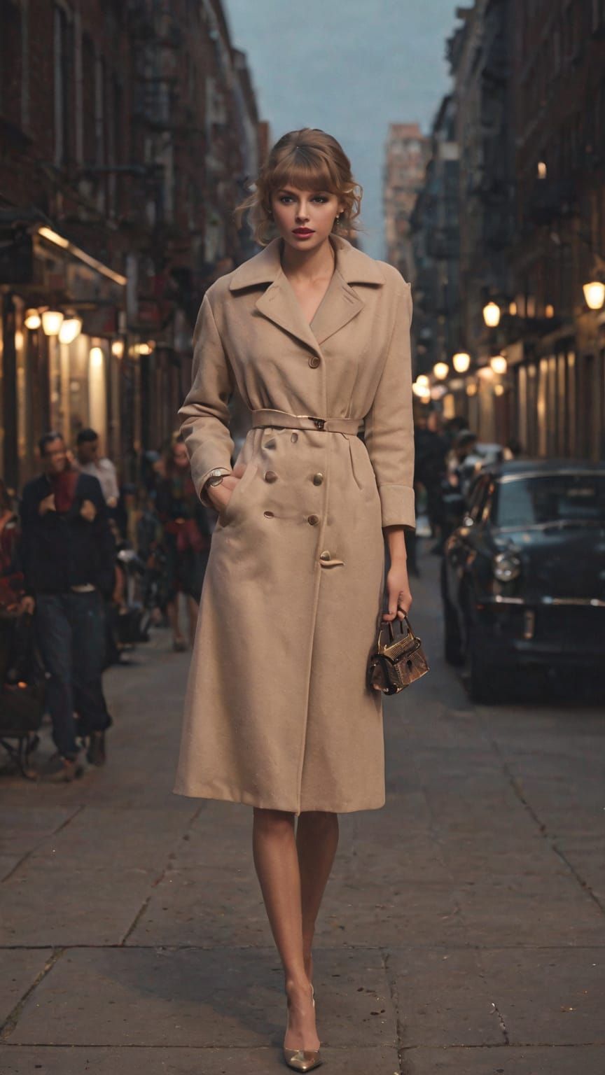Beautiful 1950s Woman in Suede 🧥👡