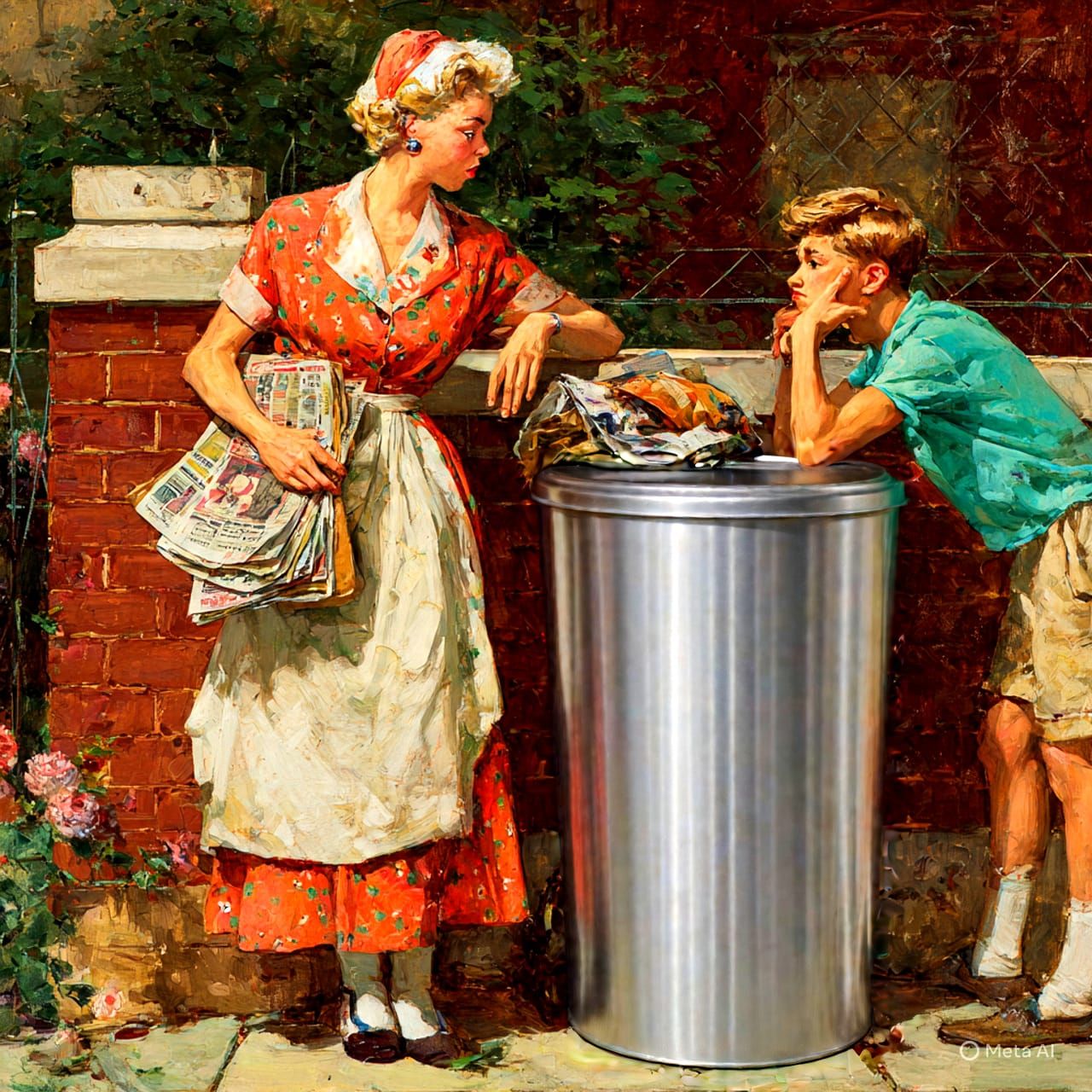 Your mom threw away your best ***** mags!