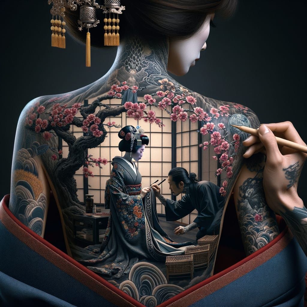 Tattoo  ( Here are your incense sticks )