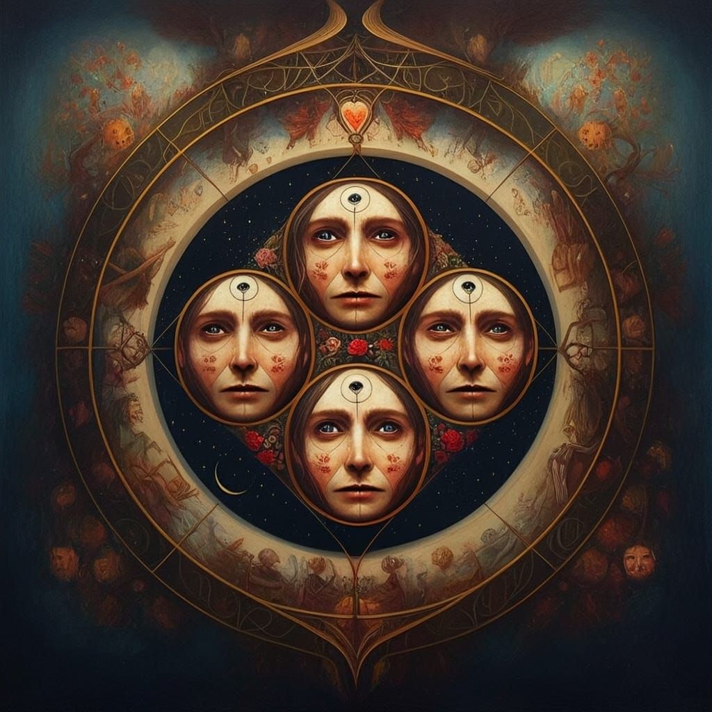 23-Inch Thick 8 Face Dawply Flord - 23-Inch Thick 8 Face Daw...