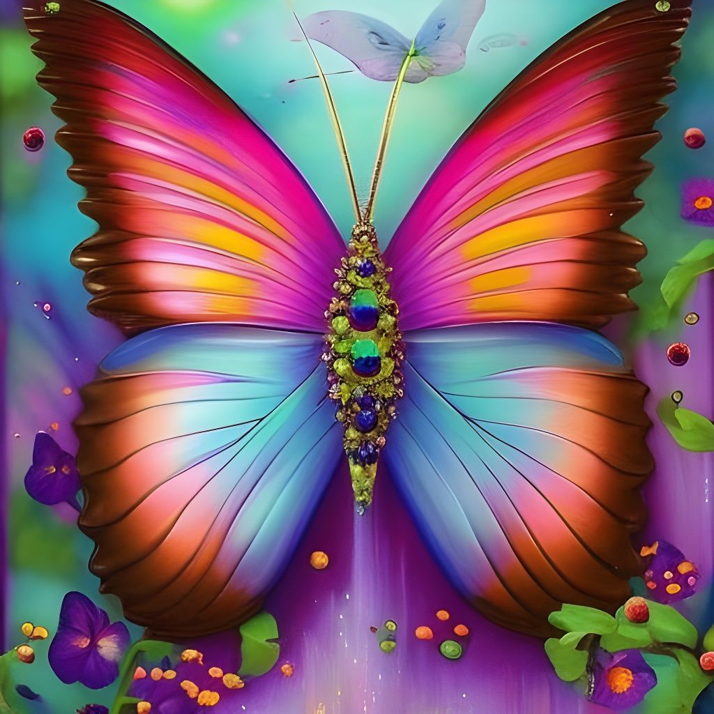 Schmetterling - AI Generated Artwork - NightCafe Creator