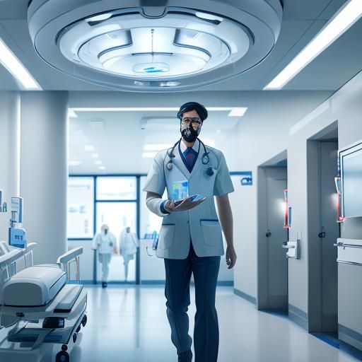 doctor, 5G, advanced medical equipment