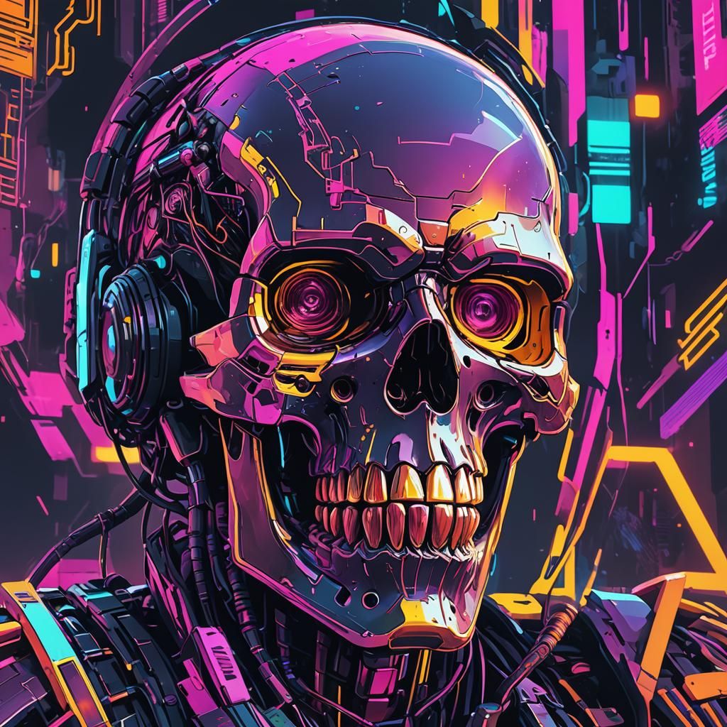 Cyber skull