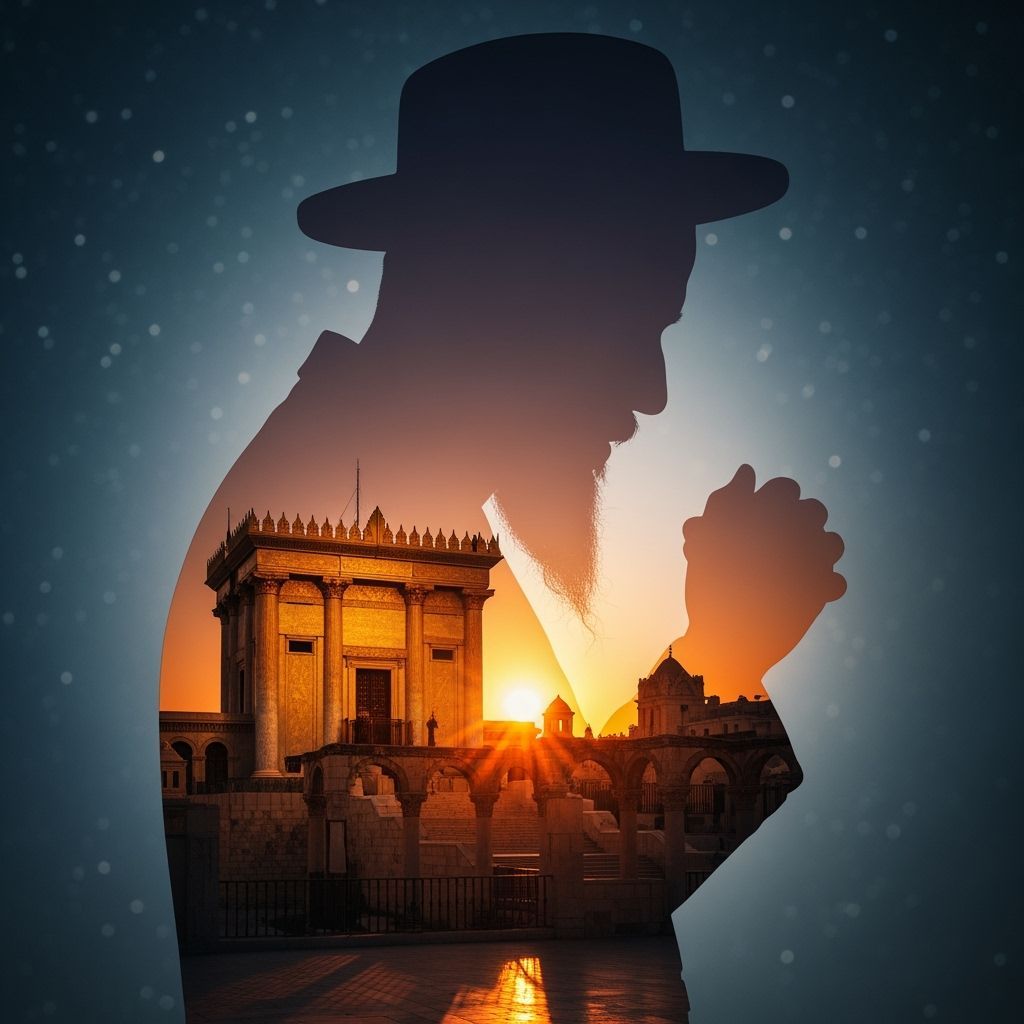 Hasidic Prayer Reveals Second Temple Sunset