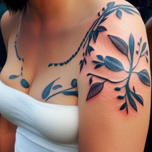 she got a tatto