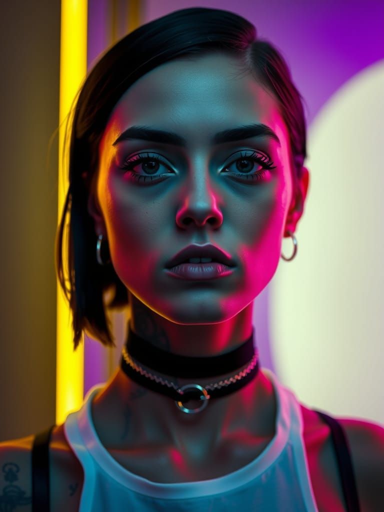 Neon light (Experiments with lighting)