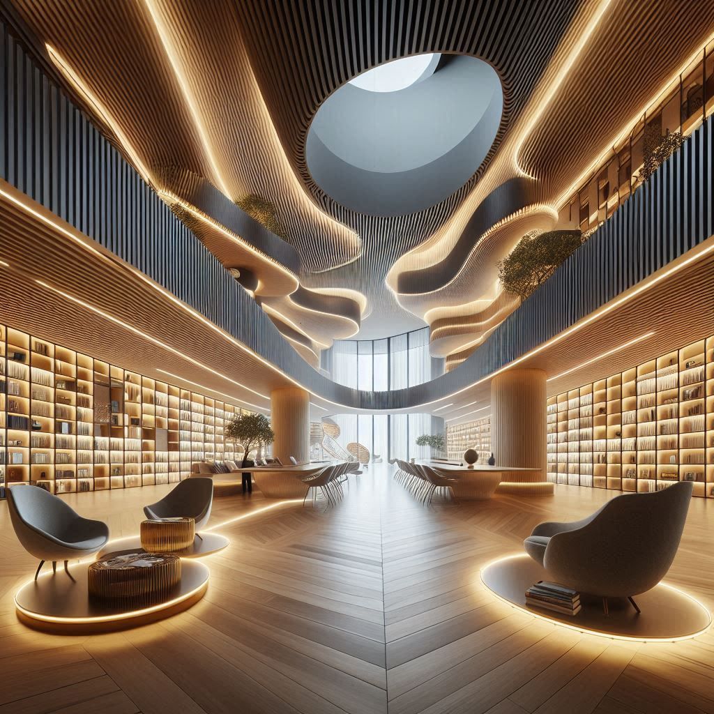 Modern Library Interior Design