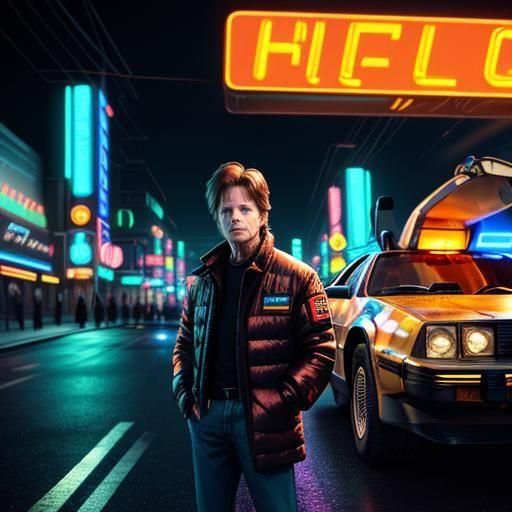 Micheal J Fox in Back To The Future