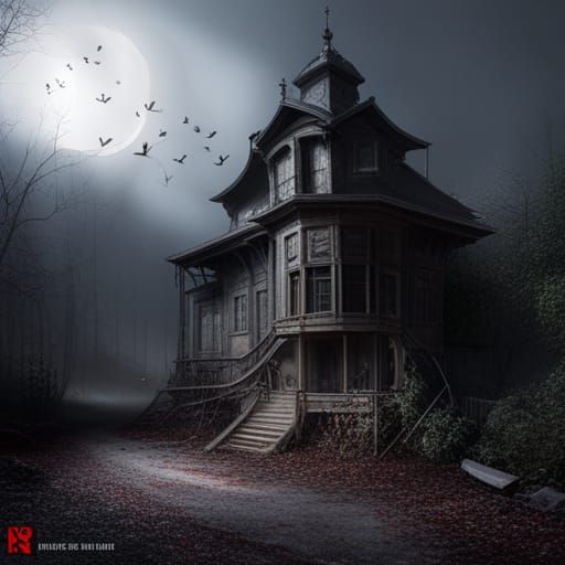 Old deserted house-challenge horror places