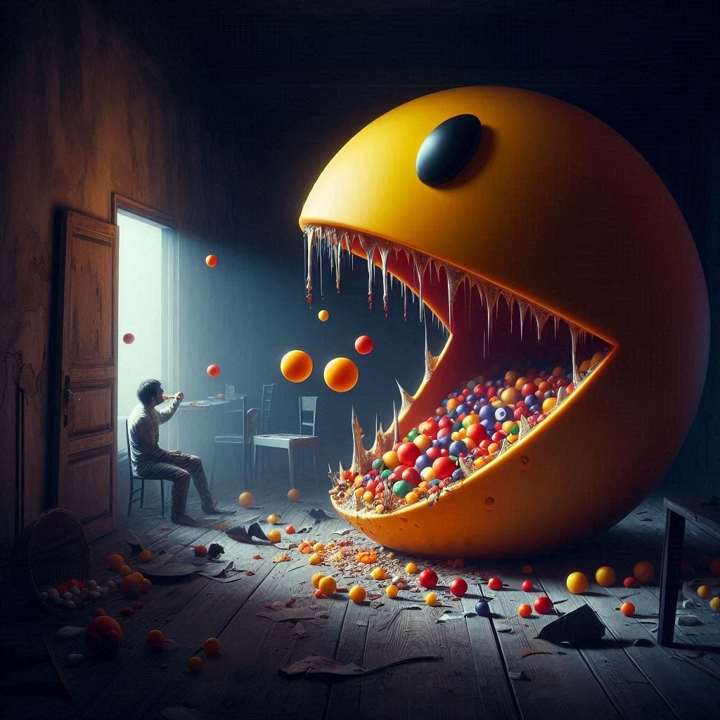 Feeding Pacman