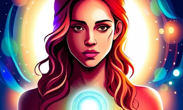 Create an image of me as the center of the universe, with ga...