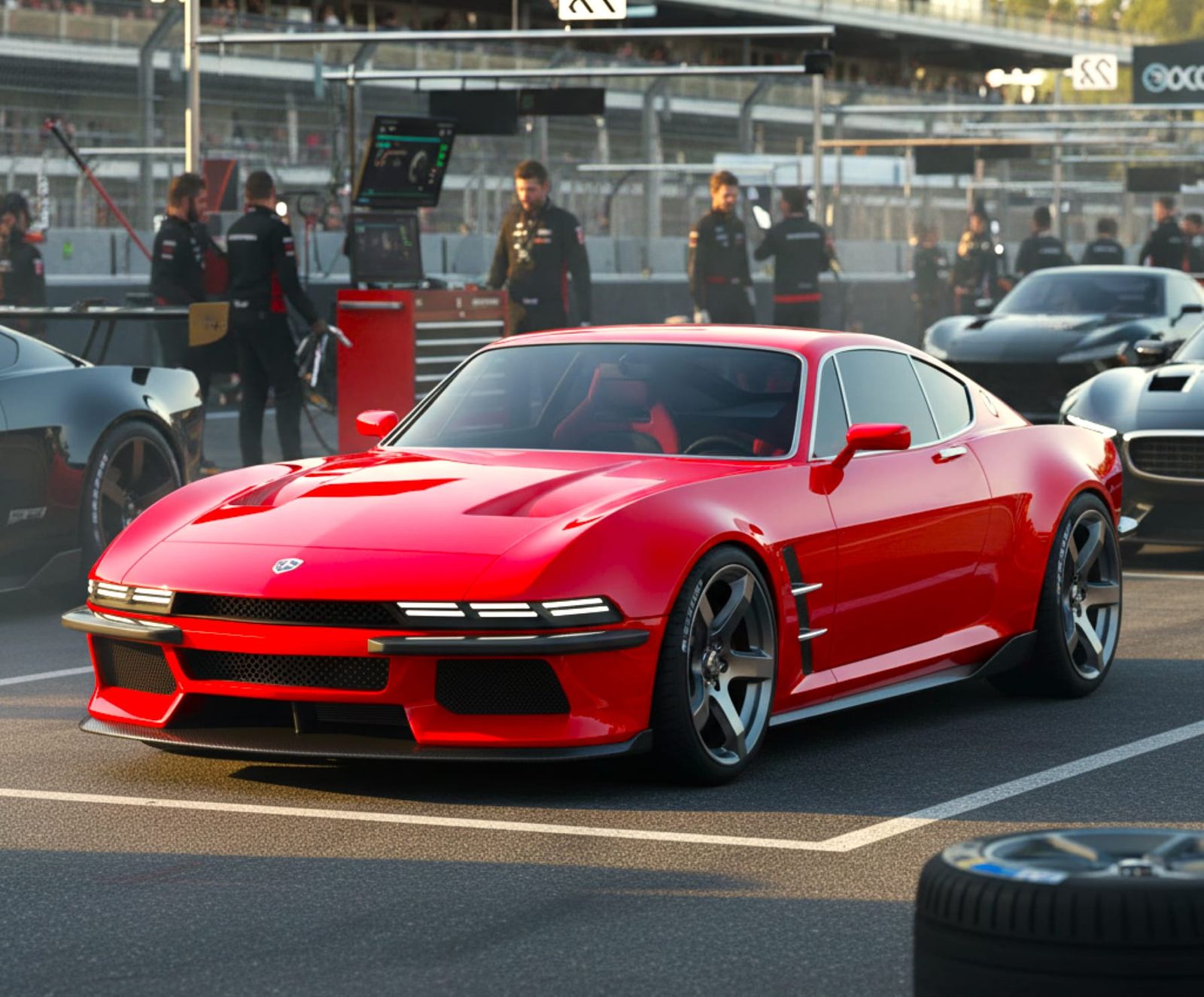 Aston Martin Vantage Retro-Mod Concept, front view