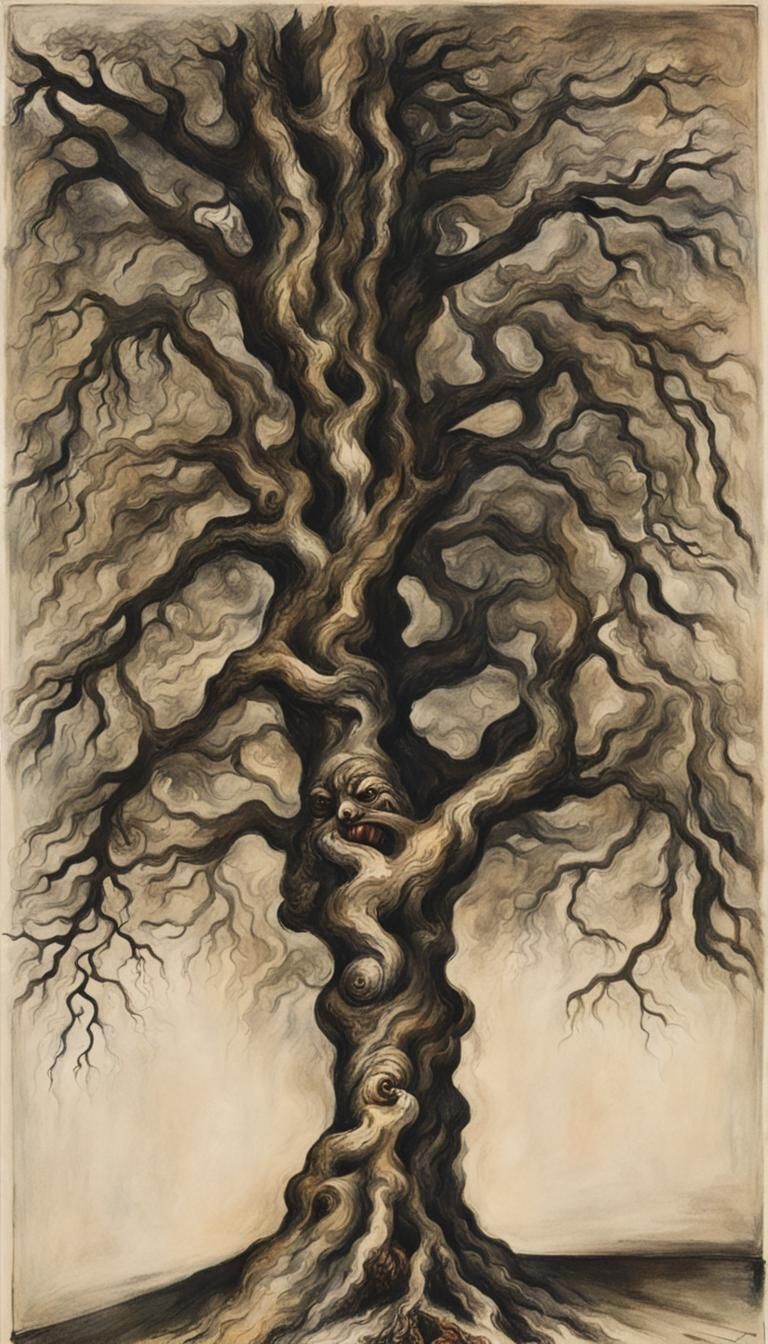 Tree by Otto Dix AI Generated Artwork NightCafe Creator