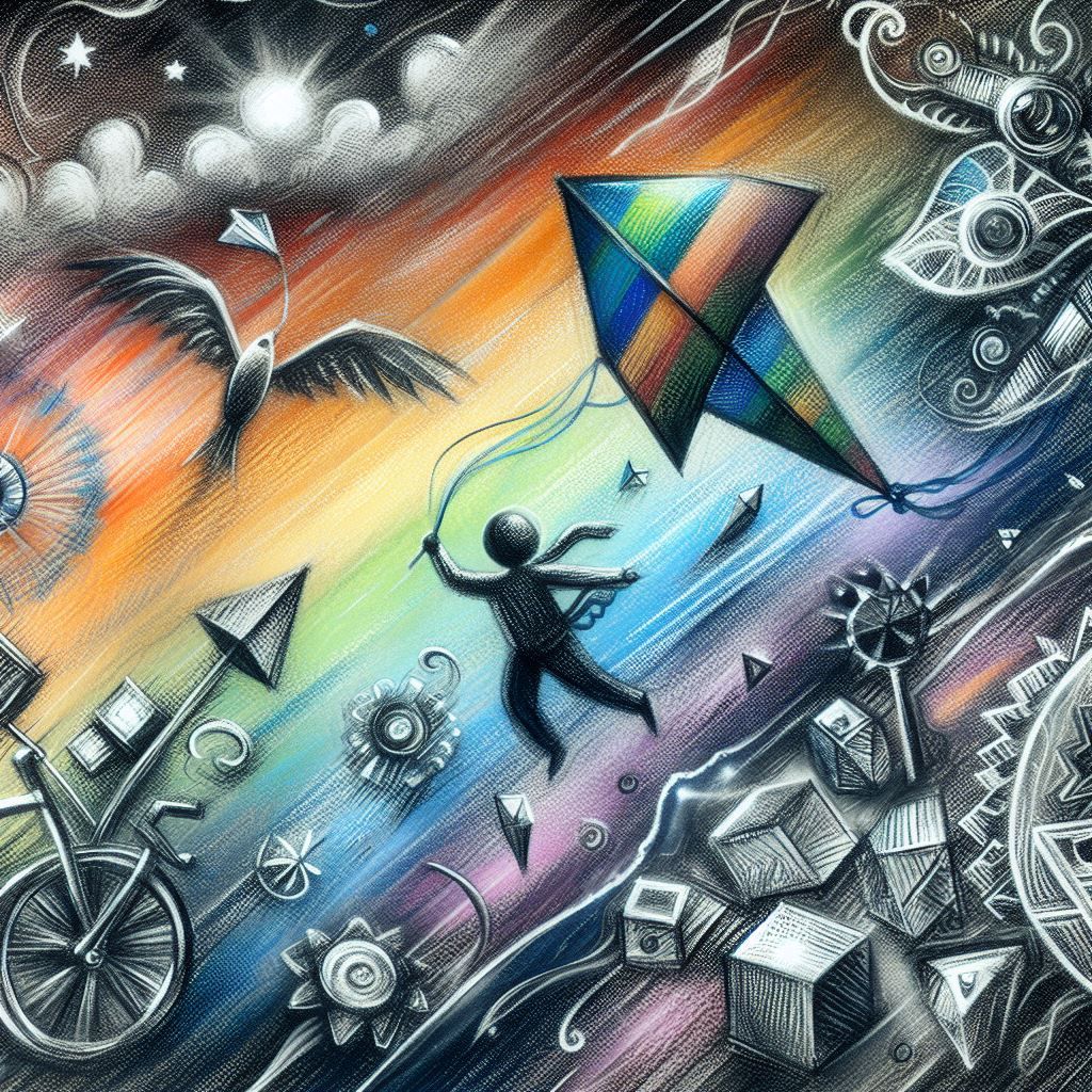 Kite Themed Art Jam Images