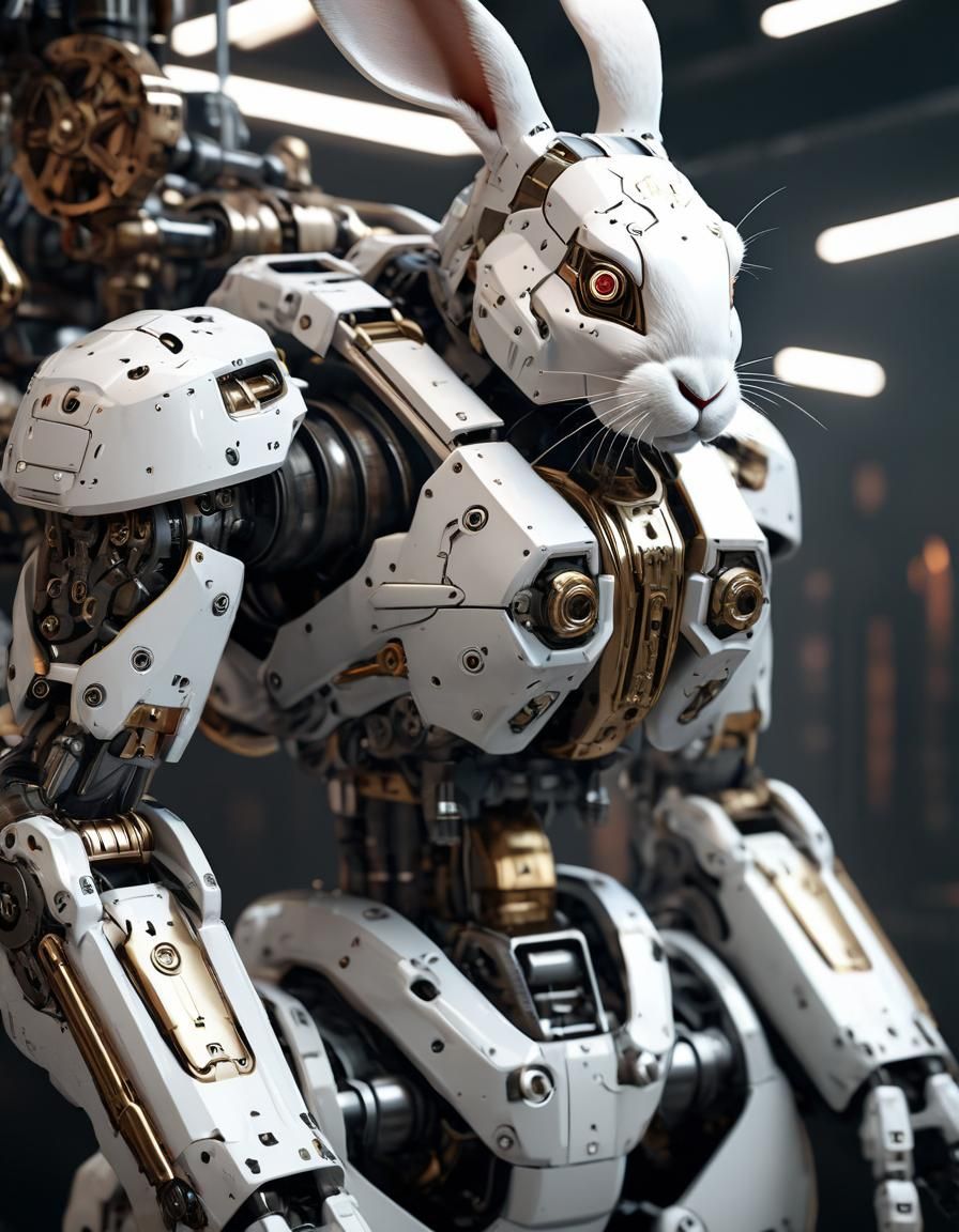 White Rabbit Mech  by @DrAT