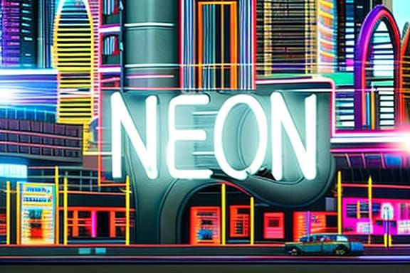 Neon Lighting  by @Art_For_Ukraine