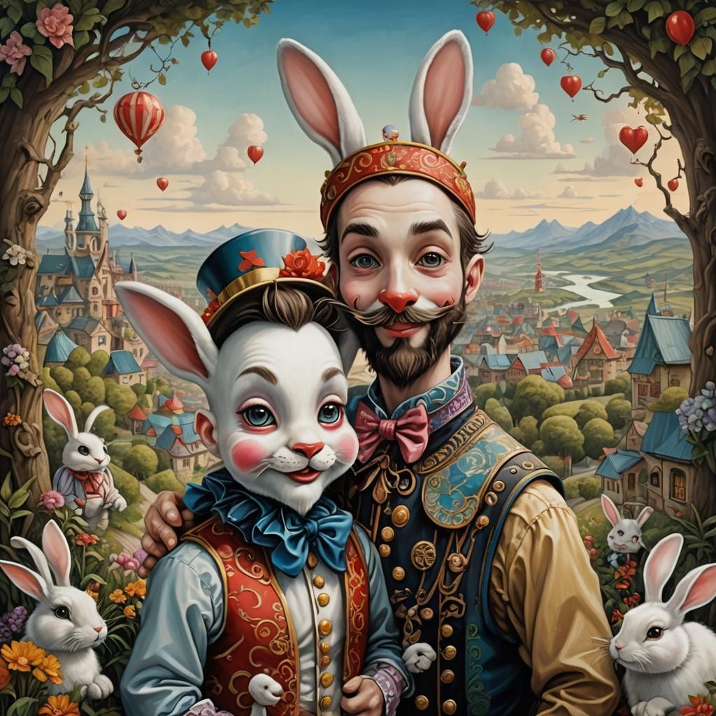 A rabbit fantasy - AI Generated Artwork - NightCafe Creator