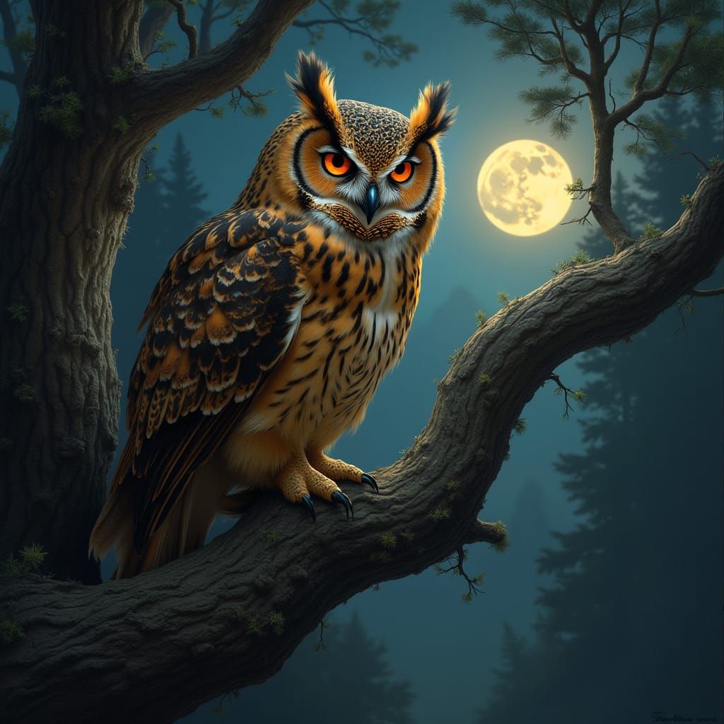 A wise old owl  by @Michelll