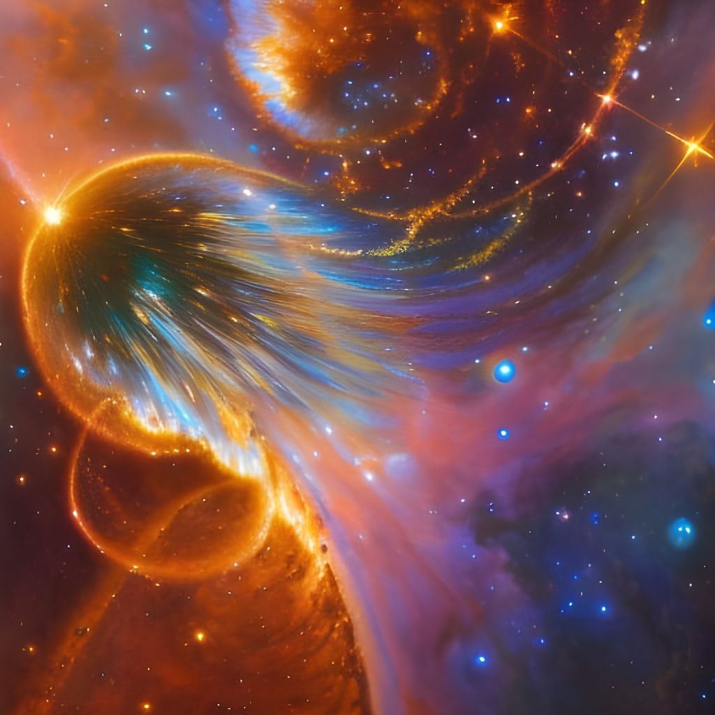 when galaxies collide   by @Harmanna