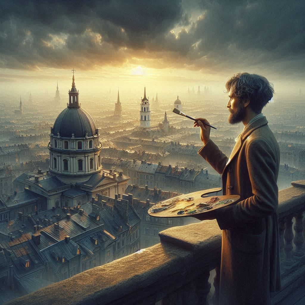 The painter who painted the city