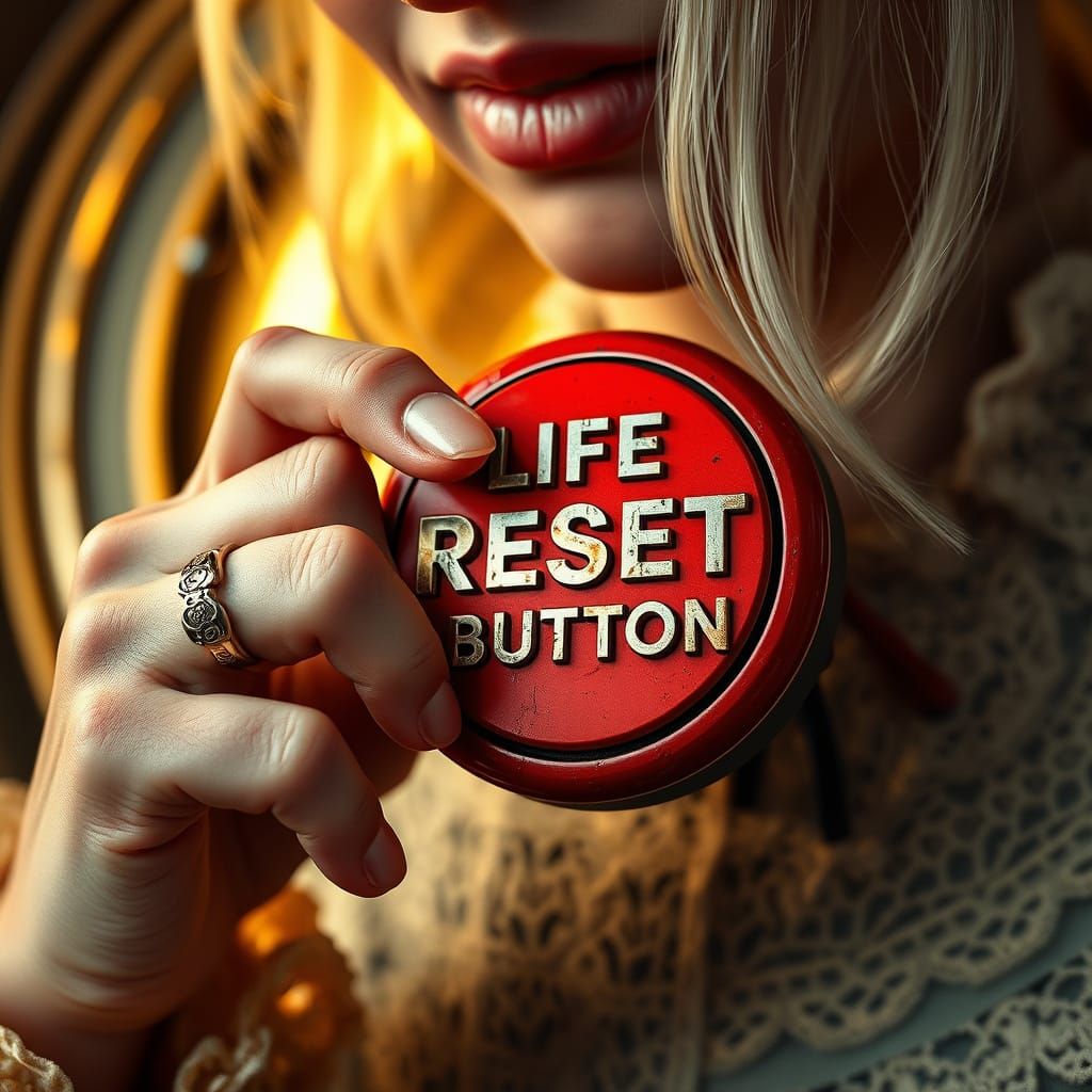 Will you push... The Life Reset Button?  by @DemonDiren